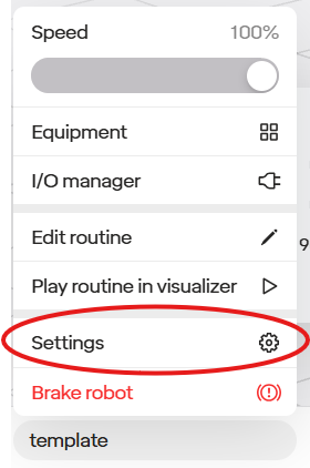 Accessing Safety Settings