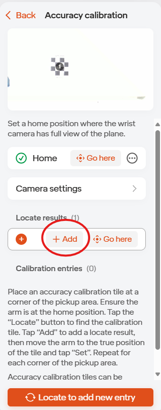 Adding the Located Result