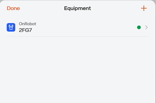 Equipment Page