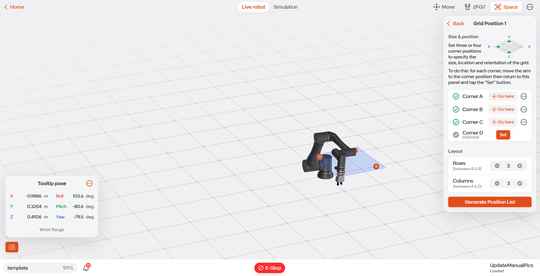 Generate Grid Positions