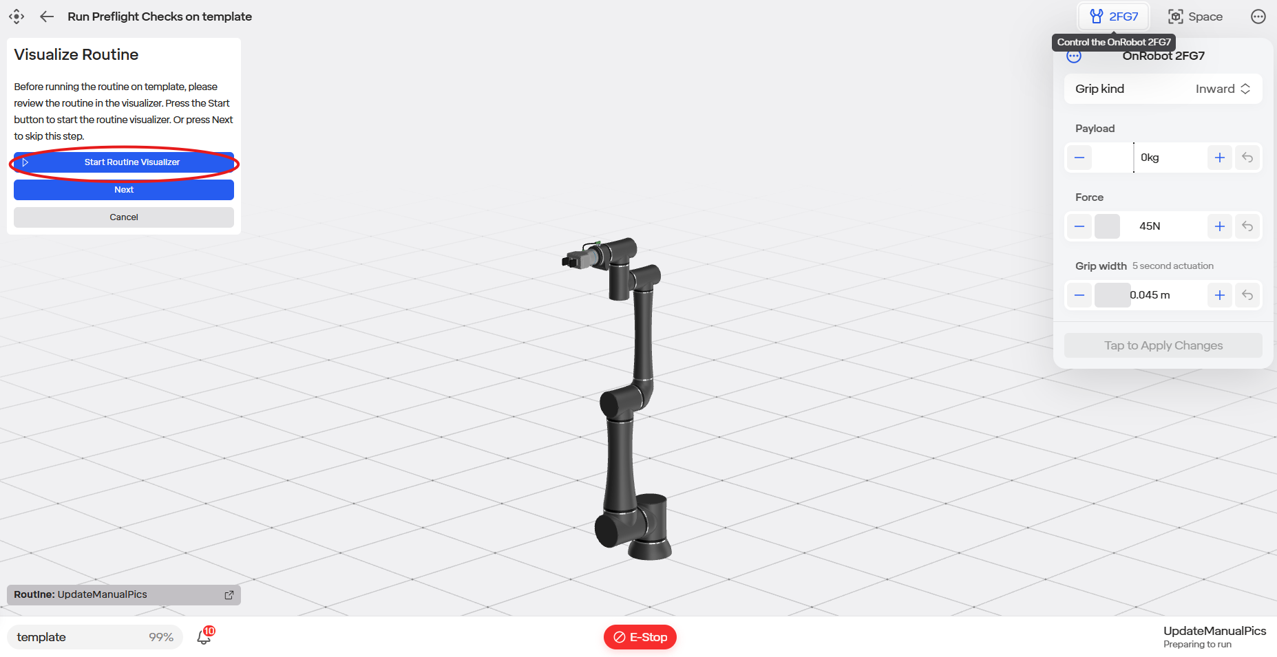 Start Visualizer